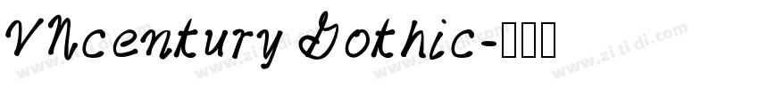 VNcentury Gothic字体转换
